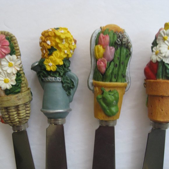 Cardinal Spreadable Gourmet Spreaders Set of 4 Home Collection 4.75" Garden - Picture 11 of 16